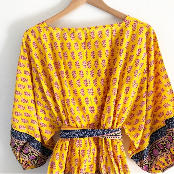J Crew dolman sleeve mini dress sunny block print - Picture 7 of 15
